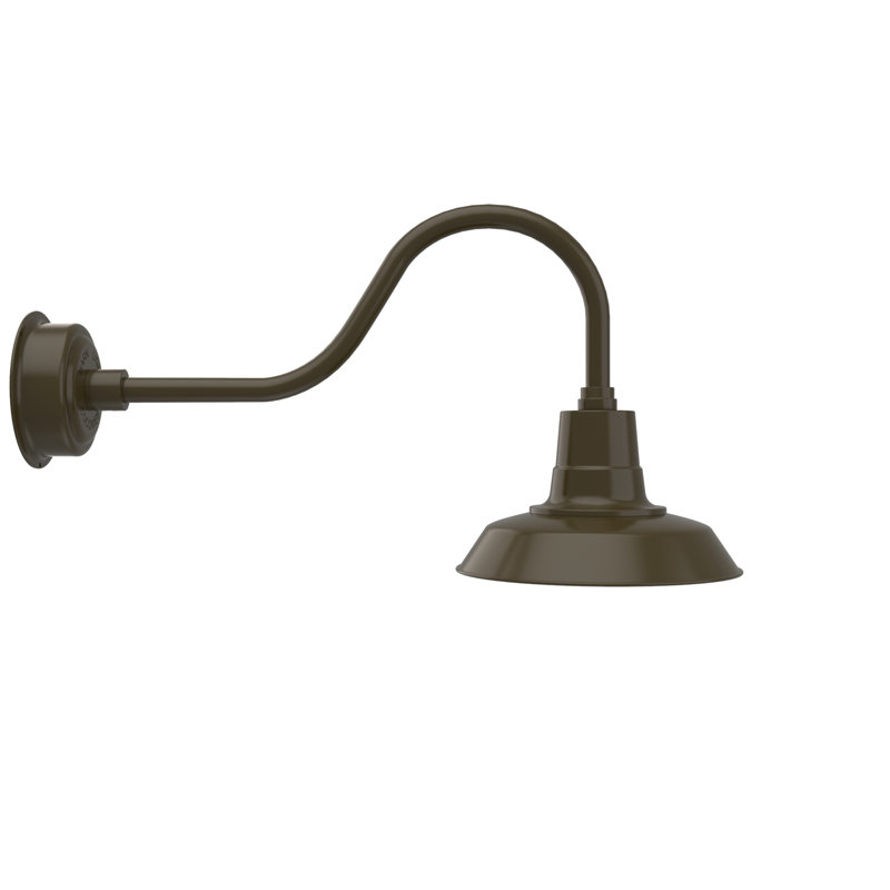 Haleigh LED Wall Light, 16.78" H x 12" W x 29.75" D, Mahogany Bronze