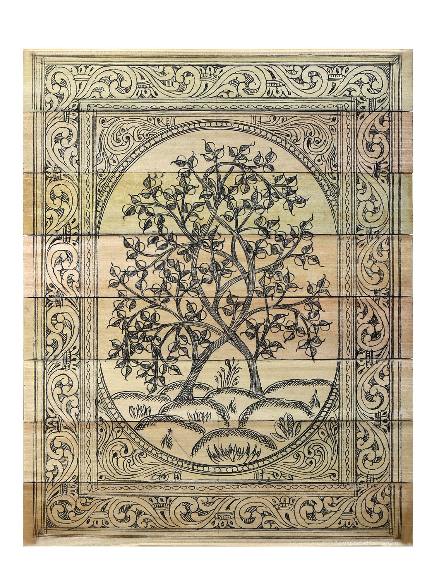 Bungalow Rose Tree Series 77 | Patta Painting From Odisha | Wayfair