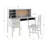 Taiga Writing Desk with Hutch and Chair Set-92789239
