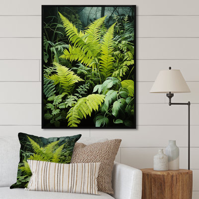 " Wonderland Ferns In Green World I "