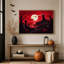 Art mural sur toile Spooky Coastal Graveyard and Lighthouse Under Halloween-279883256