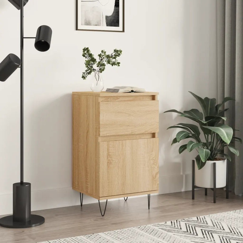 Fereol 1 - Door Rectangle Accent Cabinet, Sonoma/Oak