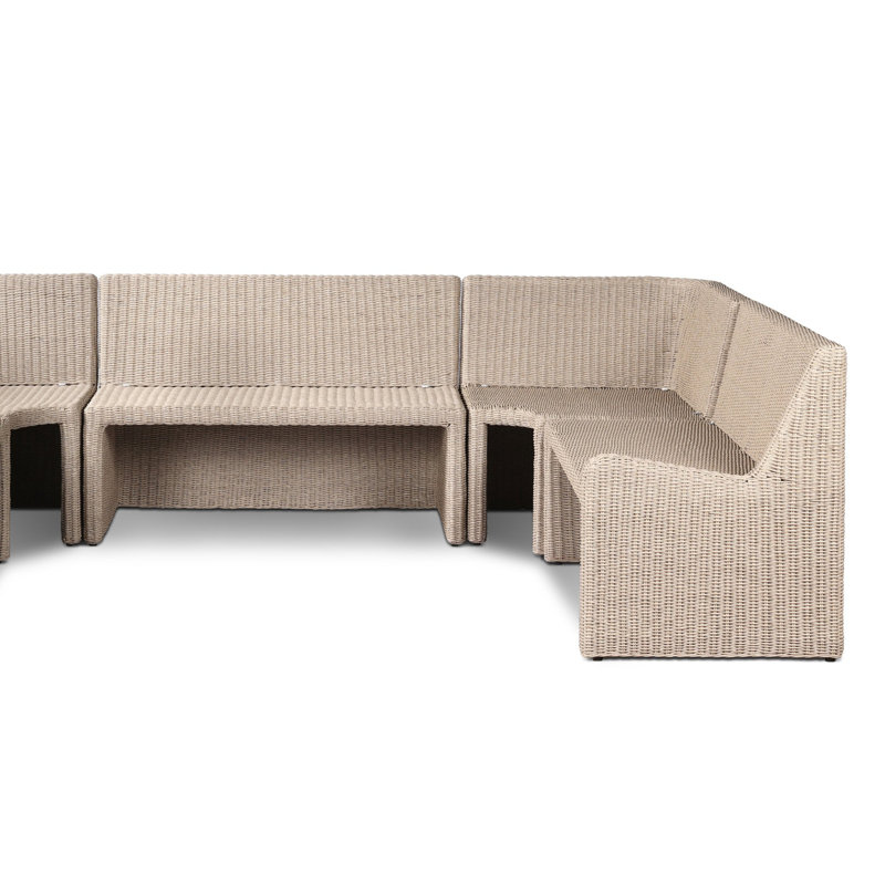 Senna Outdoor U-Shape Dining Banquette
