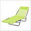 Chaise longue pliante Outsunny avec dossier inclinable, siège en filet respirant et appui-tête pour la détente et la portabilité à l'extérieur-742149446