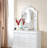Estrella White Finish Mirror