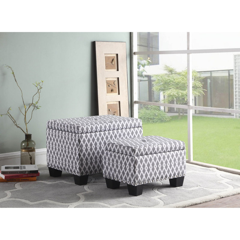 Repose-pieds de rangement multifonctionnel en bois