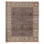 Hand Knotted Wool Oriental Area Rug in Navy And Green