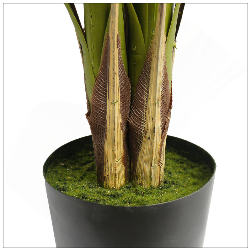 ARTIFICIAL PALM TREE, 51" H x 31" W x 31" D