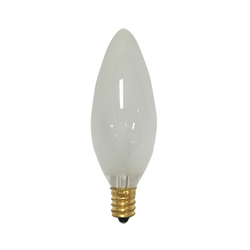Ampoule à incandescence non-dimm incandescente 40 watts candélabre base e12/