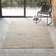 Owen Hand Loomed Jute / Sisal Ivory/Black Rug