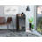 6-Bottle 3-Shelf Bar Cart Carbon
