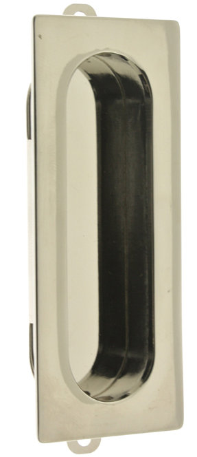 Solid Brass Rectangular Latch/Catch/Bolt, Bright Nickel