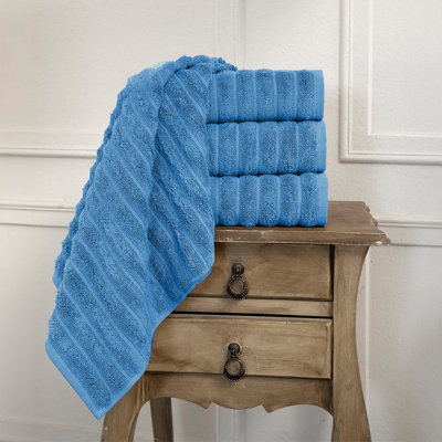 Ensemble de serviettes essuie-mains Fralick, 100% coton turc, séchage rapide 