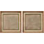 Motif géométrique de lignes murales, œuvre d'art abstraite minimaliste neutre, reproduction d'art sur toile encadrée, 2 pièces-108572870-97923444-97923445