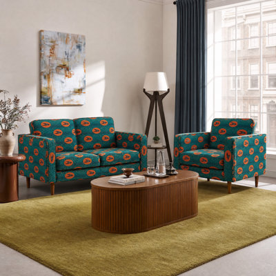 2-piece Upholstered Modular Sectional Sofa Sets, Accent Couch Set With Loveseat And Sofa Chair Set Of 2