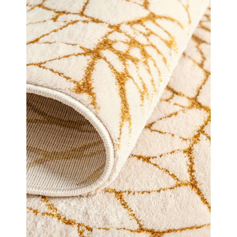 Geometric Area Rug, Square 238.8 cm