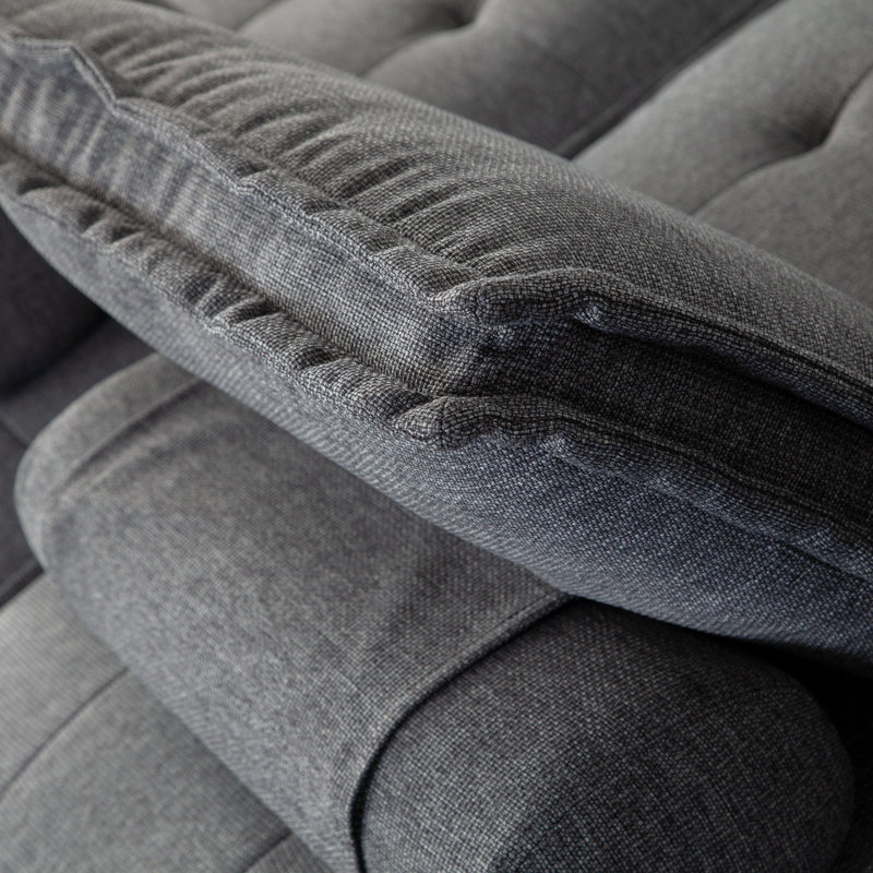 Upholstered 45'' Sofa, Gray 