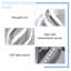 Shulin 3-Light Spiral-shaped Flush Mount Wall Sconce-659596935-608891870