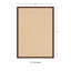 Tapis berbère beige clair fait à la main avec bordure en coton brun fabriqué à la main Nannette-2078027017
