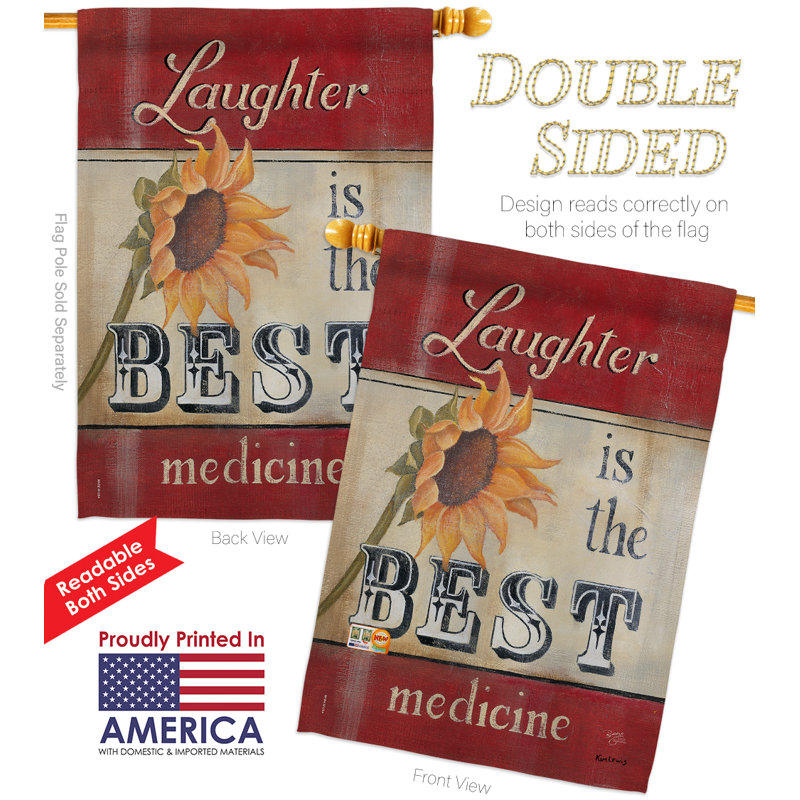 Double Sided 40'' H x 28'' W Polyester Flag Set