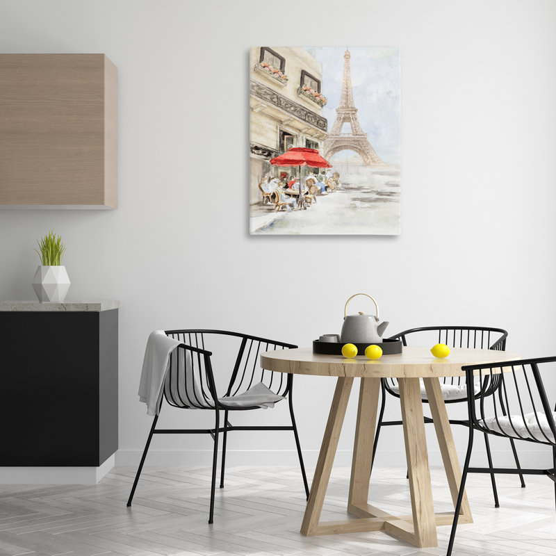 Art mural sur toile, "Sunday lunch tour Eiffel" par Lanie Loreth bp-986_CN, H 40 po x l 30 po