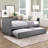 1Pc Daybed With Trundle, Twin Daybed-1090972337