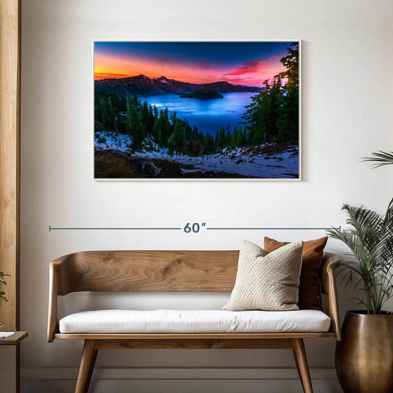 Parc national de Crater Lake, Oregon, Cadre flottant blanc, 43 po x 29 po