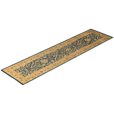 Ottoman One-of-a-Kind 2'7" X 10'4" Hand Knotted Area Rug