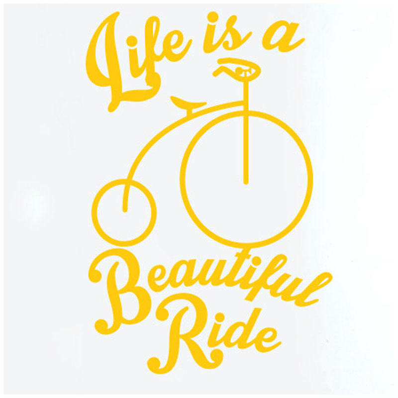 Wall Decal, Dark Yellow, Large