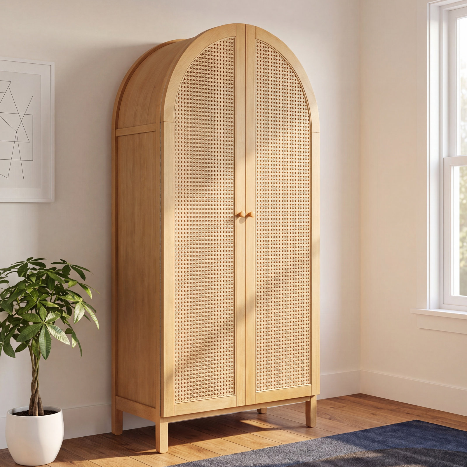 Bondi Cane Armoire, Assembled