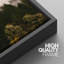 «Misty Forest Landscape Brown Mountain Nature Decor», reproduction de photo sur toile 3 pièces-119405870-90847356