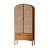Brown living room cabinet