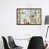 Classic Brown Wood Framed Canvas