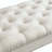 Button-Tufted End Of Bed Bench,Large Upholstered Ottoman,Foot Rest With Legs,Footstool With Rolled Arms,Upholstered Fabric Bench,Indoor Bench For Bedroom,Living Room,Entryway-1407341119