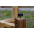 Rectangular Teak Shower Bench With Shelf-57278420-57278421