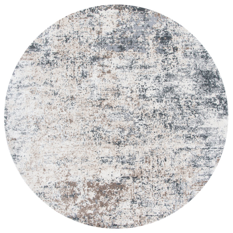 Arusha Performance Abstract Rug, Round 6'7"