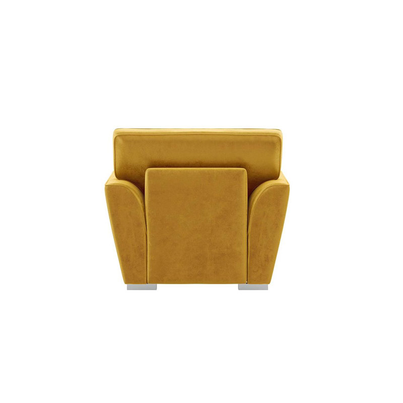 Upholstered Armchair, Yellow
