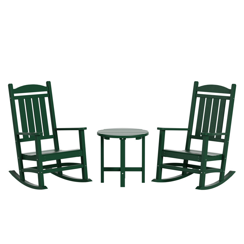 Laguna 2 - Person Patio Conversation Set, Dark Green