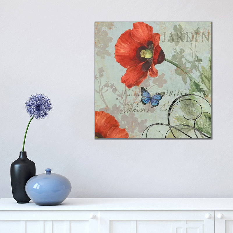 Jardin by Aimee Wilson - Wrapped Canvas Gallery-Wrapped Canvas Giclée, 45.72 cm H x 45.72 cm W x 1.91 cm D