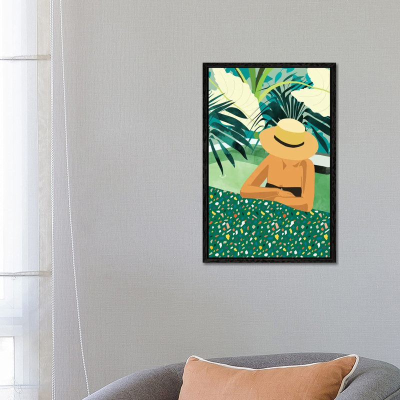 Chill - Print on Canvas, Black Framed, 152.5 cm H x 101.5 cm W