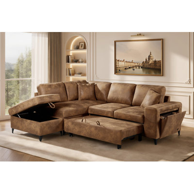 Corner Sofabed with Storage Jamie