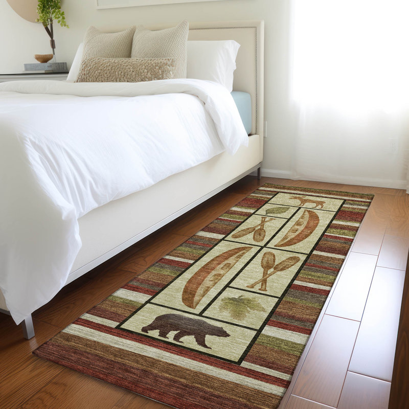 Premium Machine Washable Markhi AMF143 Multi Rug, Runner 2'3" x 7'6"