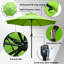 Parasol de marché inclinable 108 pi Jaenis-1068060514
