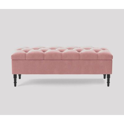 Velvet Upholstered Bench