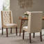 Chaise en tissu
