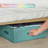 6 Pack Under Bed Storage Container 90L Pastelcolor Storage Organizer Foldable With Handles (Multicolor)