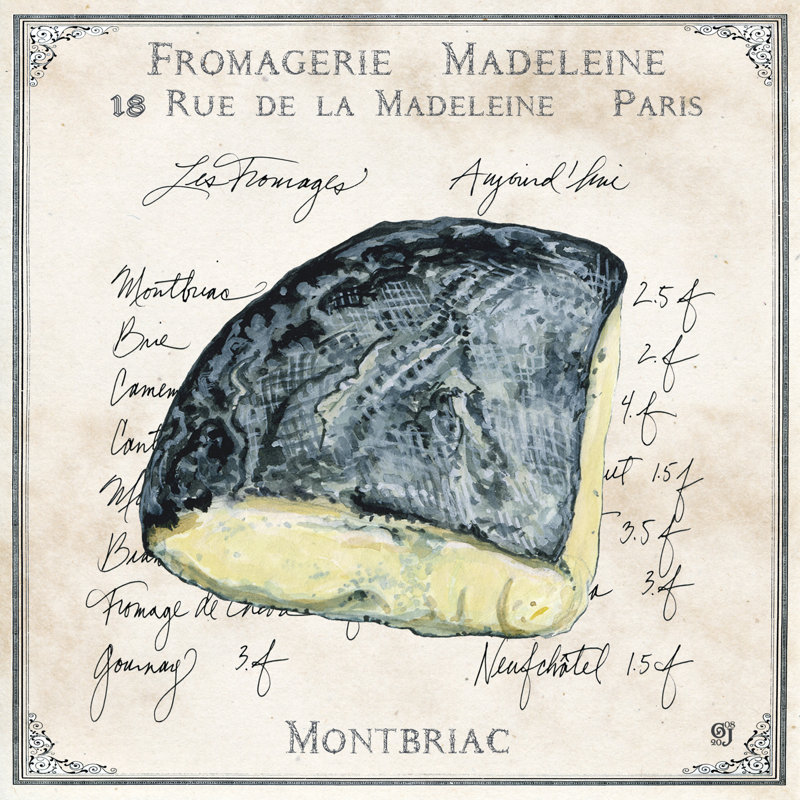 Fromages I by Ginny Joyner - Wrapped Canvas Print, 30cm H x 30cm W