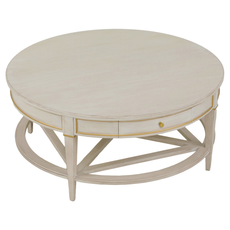 Matteo Cocktail Table, 18.75" H x 42" W x 42" D, Champagne Mist / Champange Mist