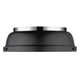 Calico 2 Light Steel Flush Mount