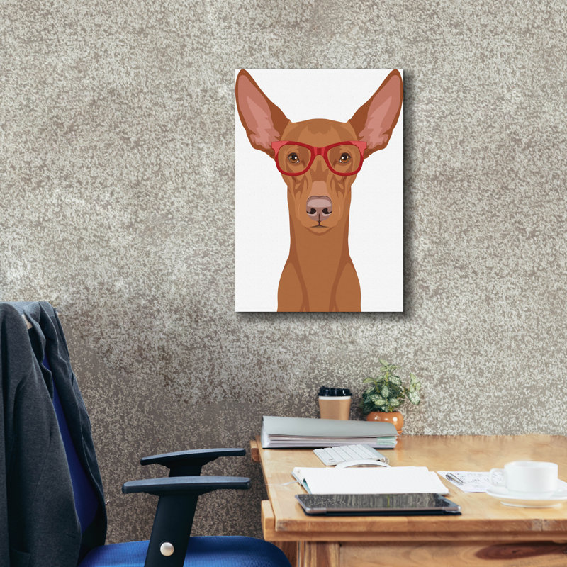 «Pharaoh Hound Porter des lunettes Hipster» par les affiliés Furbaby